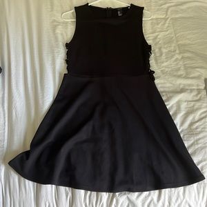 Black skater dress